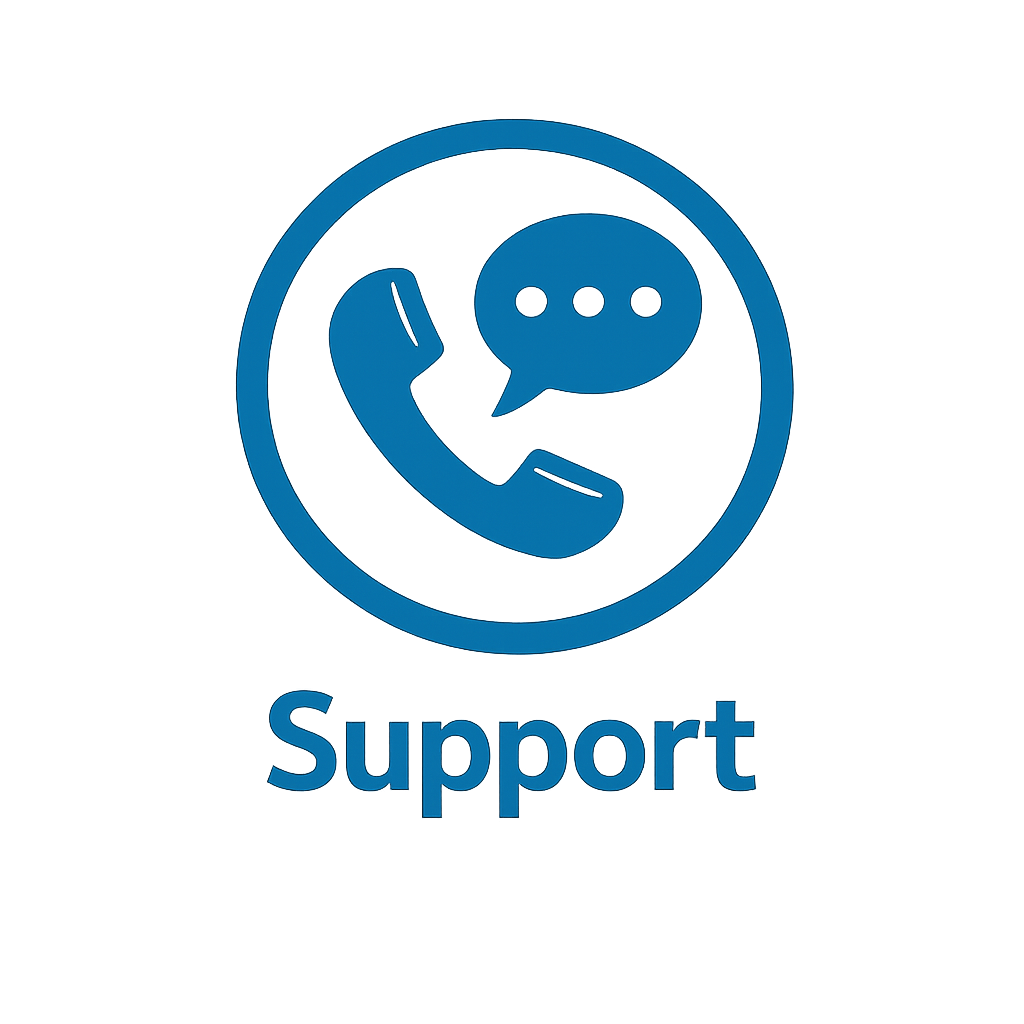 Click here for information about available support services.